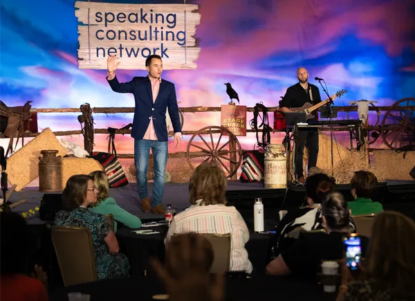 Ryan Vet on stage Ryan Vet on stage